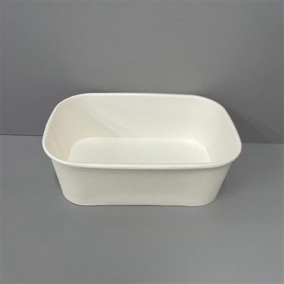 Mangkuk Kertas Segi Empat 1000ml Putih